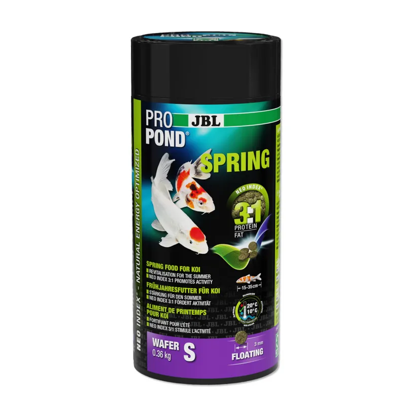 Preiswert JBL ProPond Spring S 1 Liter (0,36 kg) Frühjahresfutter für Koi